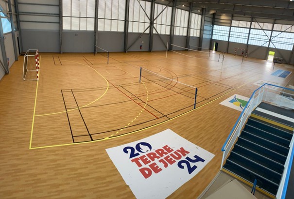 Travaux réalisés par EGER Guadeloupe dans le Gymnase de Morne à l'eau en Guadeloupe